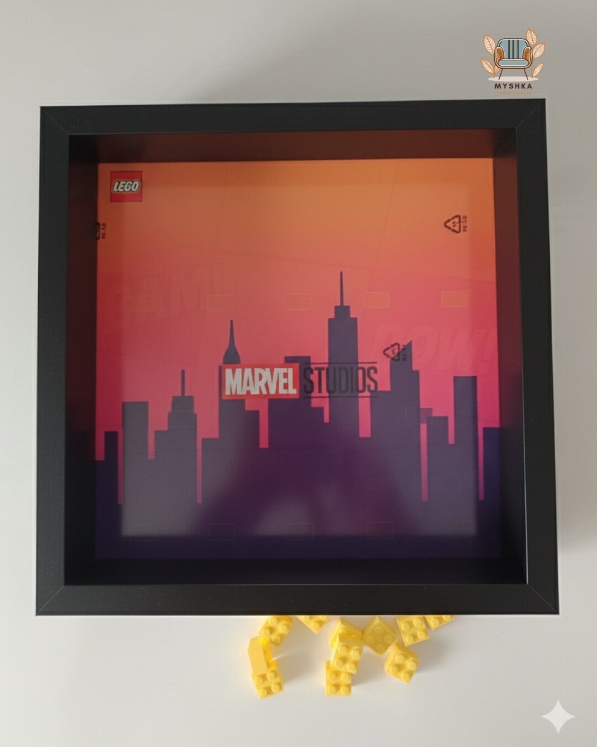 Marco exhibición LEGO® Minifiguras Marvel 2 - 5
