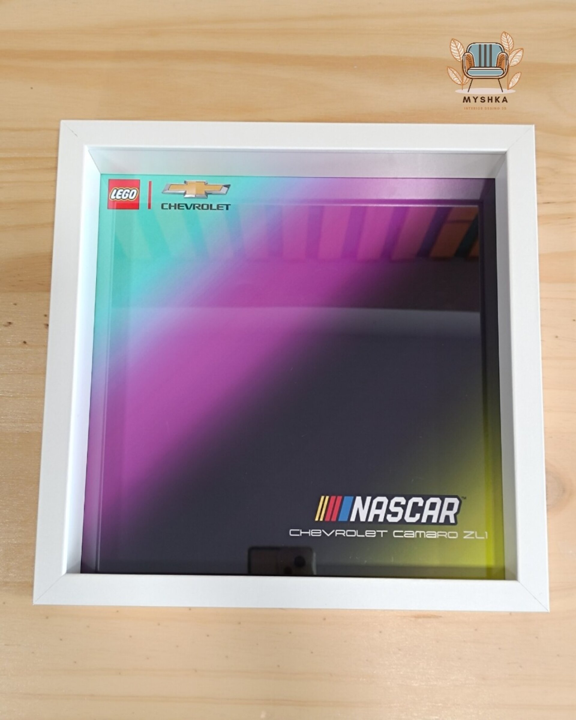 Marco expositor vehículos LEGO® Speed Champions Chevrolet Camaro Nascar 76935 - 1