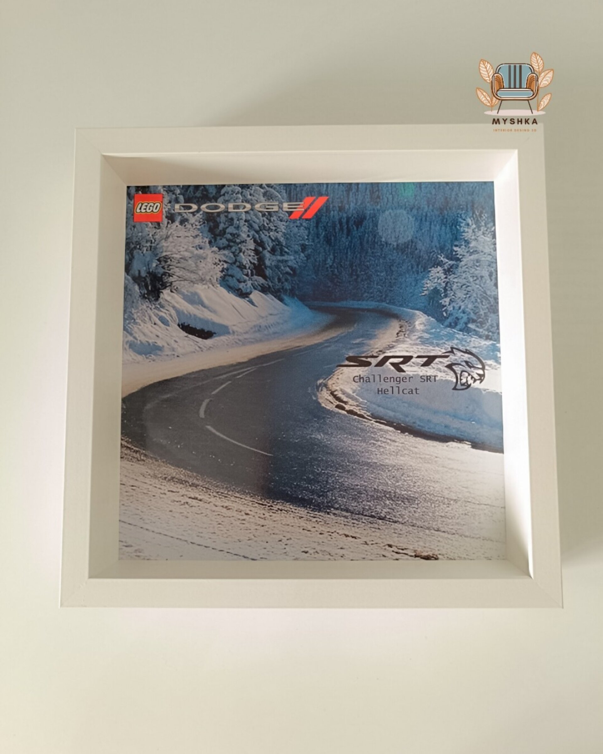 Marco expositor vehículos LEGO® Speed Champions 77237 Dodge Challenger SRT - 2