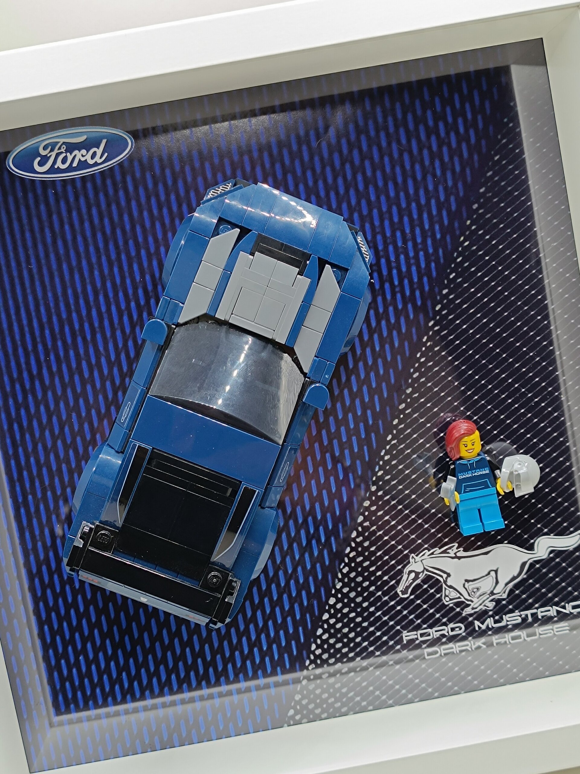 Marco expositor vehículos LEGO® Speed Ford Mustang Dark Horse - 2
