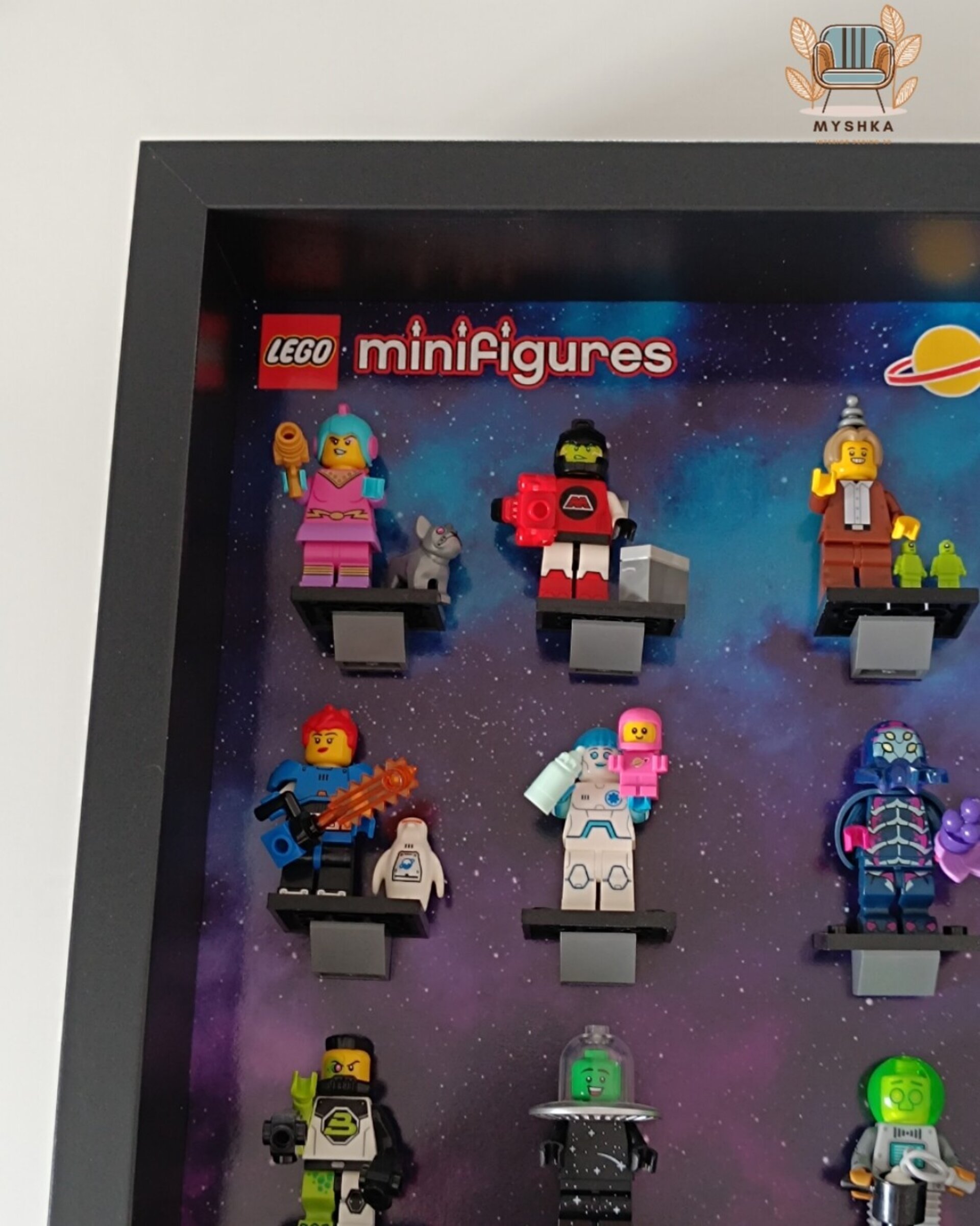 Marco Expositor Minifiguras Lego Serie 26, Space - 3