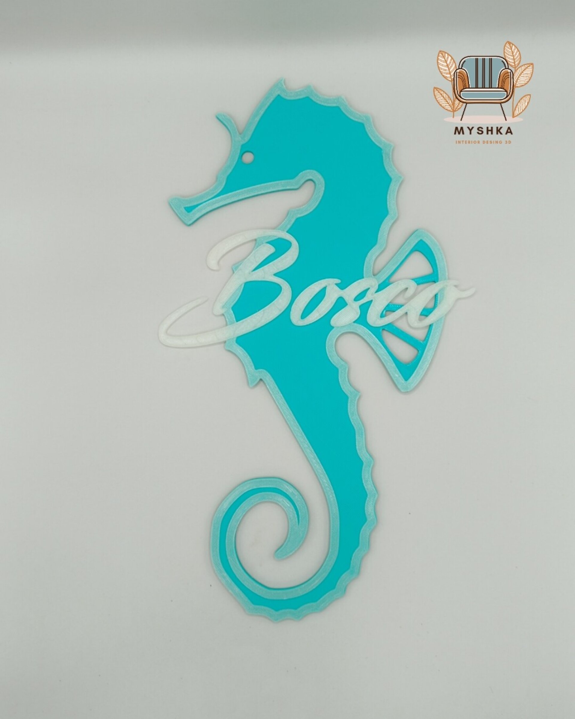 Fondo de mar Luminiscente Caballito de mar personalizado - 4