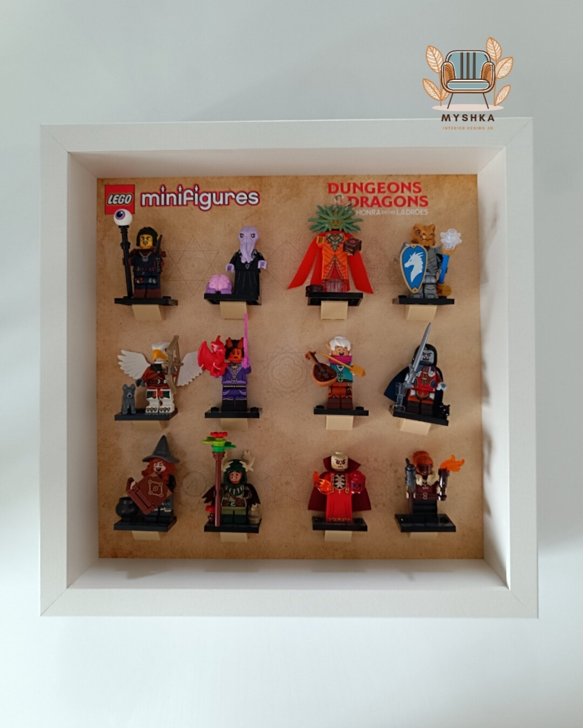 Marco exhibición LEGO® Minifiguras Dungeons and Dragons - 1