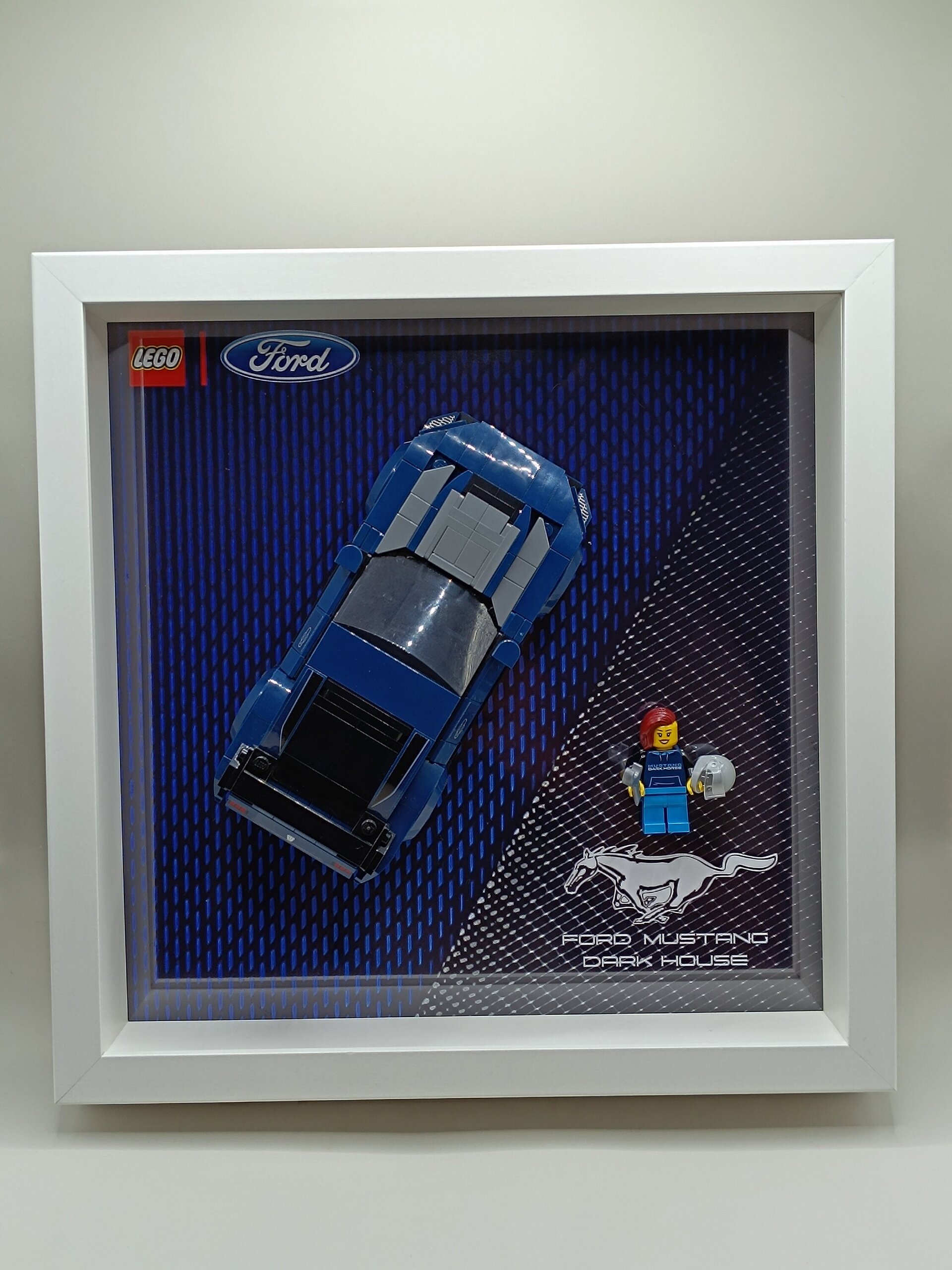 Marco expositor vehículos LEGO® Speed Ford Mustang Dark Horse - 5