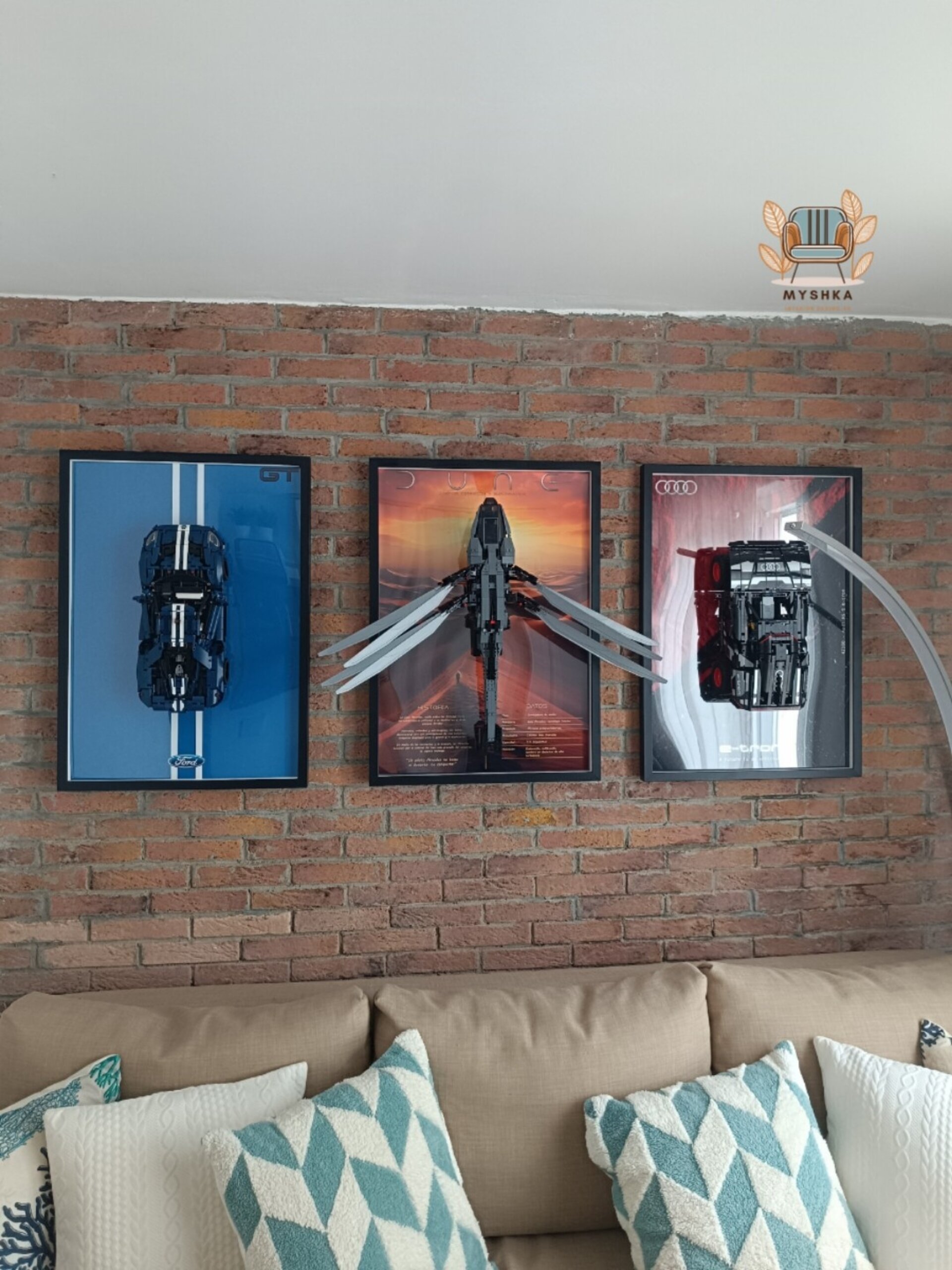 Marco expositor para LEGO Icons Dune: Ornithopter Atreides - 6
