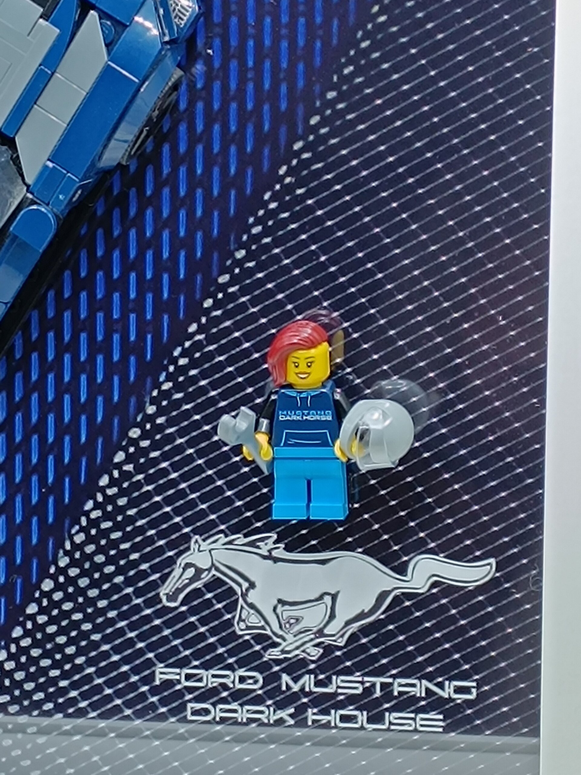 Marco expositor vehículos LEGO® Speed Ford Mustang Dark Horse - 3