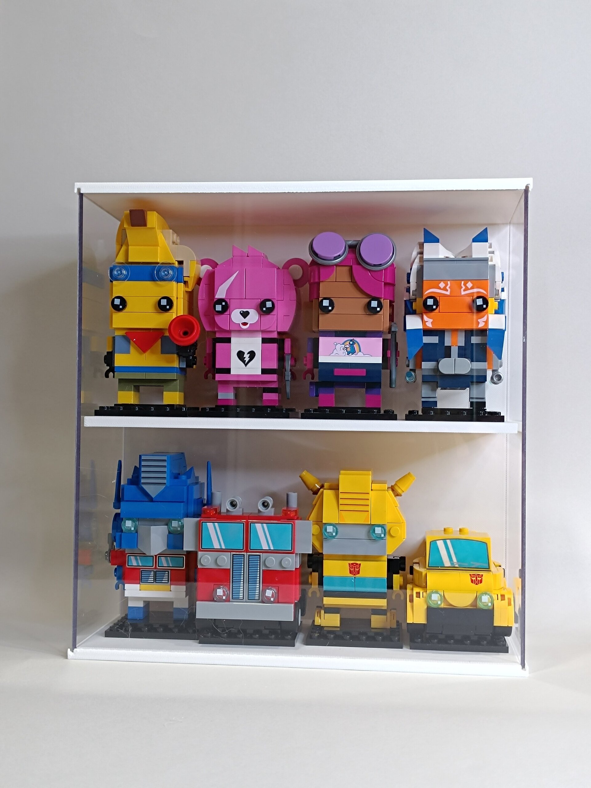 Expositor pared Lego Brick headz - 2