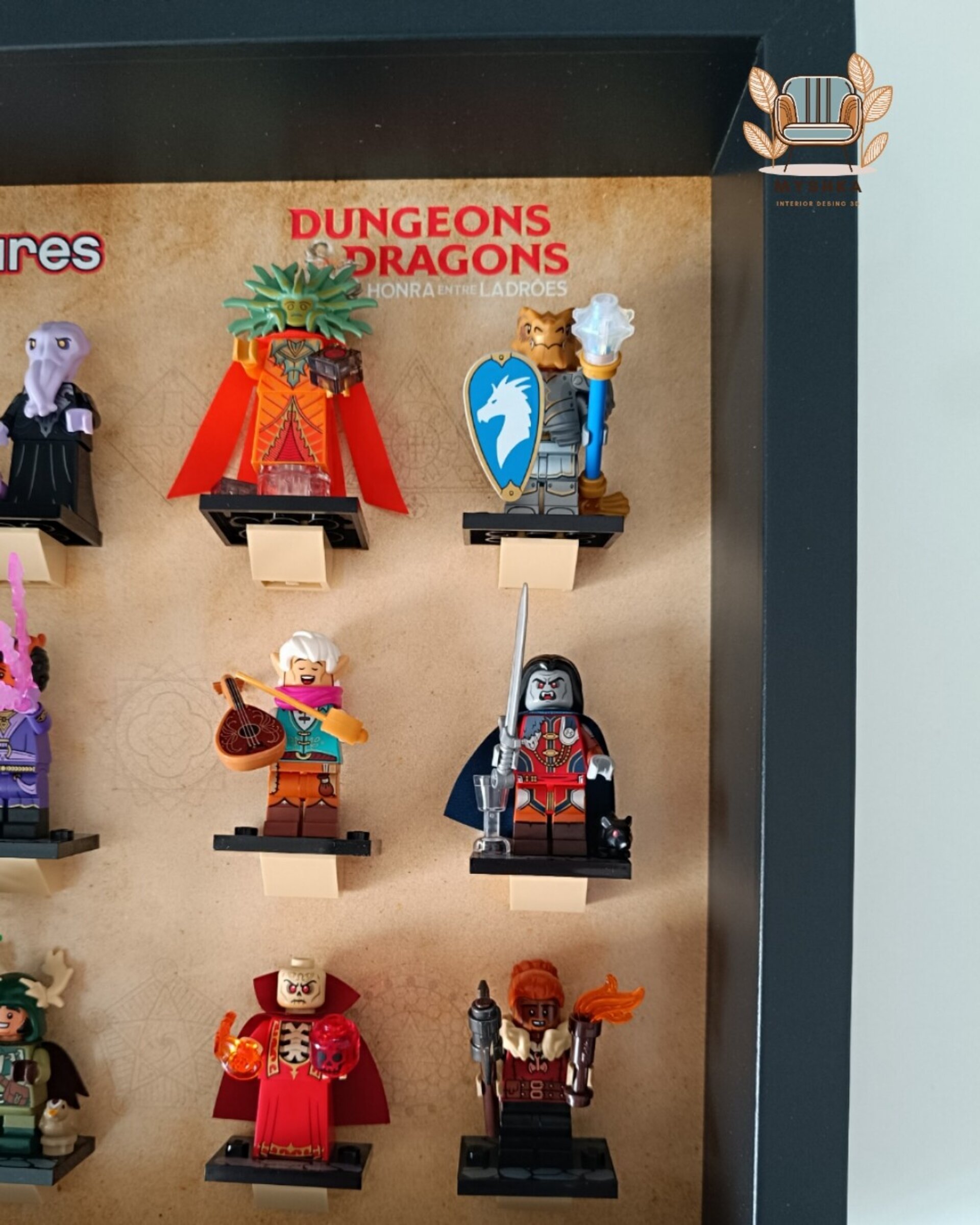 Marco exhibición LEGO® Minifiguras Dungeons and Dragons - 3