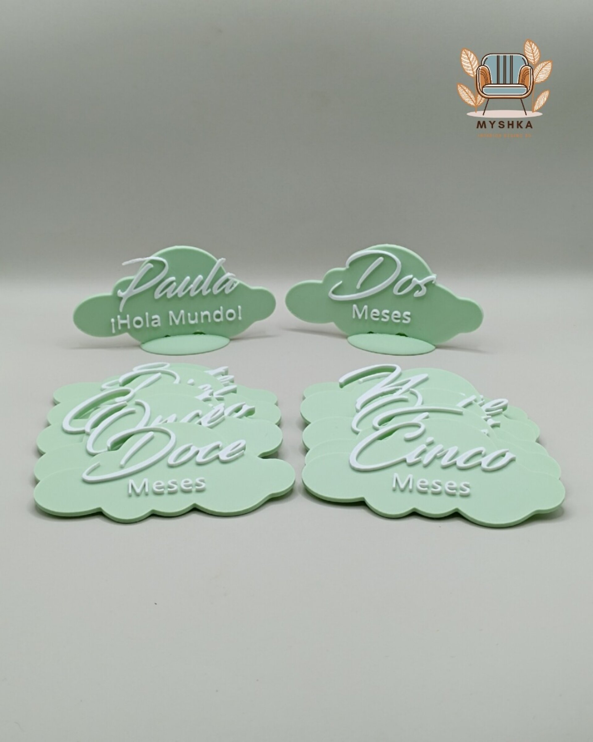 Set de Nubes Personalizadas para Bebés (13 Piezas) - 3