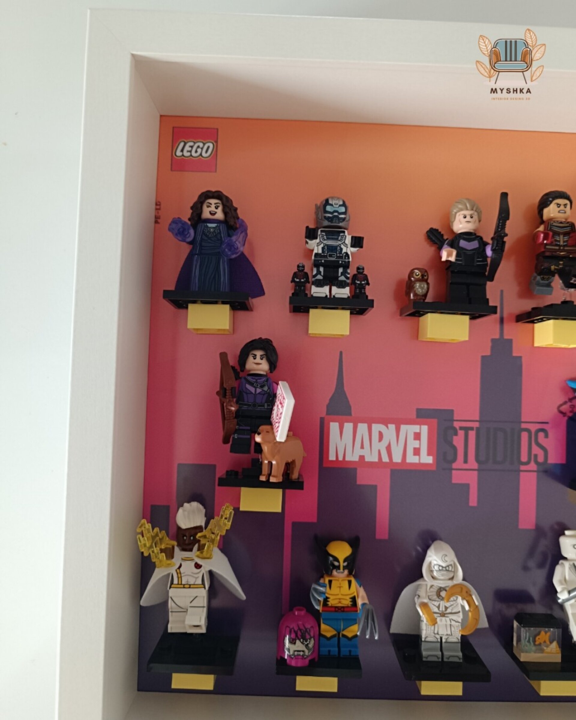 Marco exhibición LEGO® Minifiguras Marvel 2 - 4