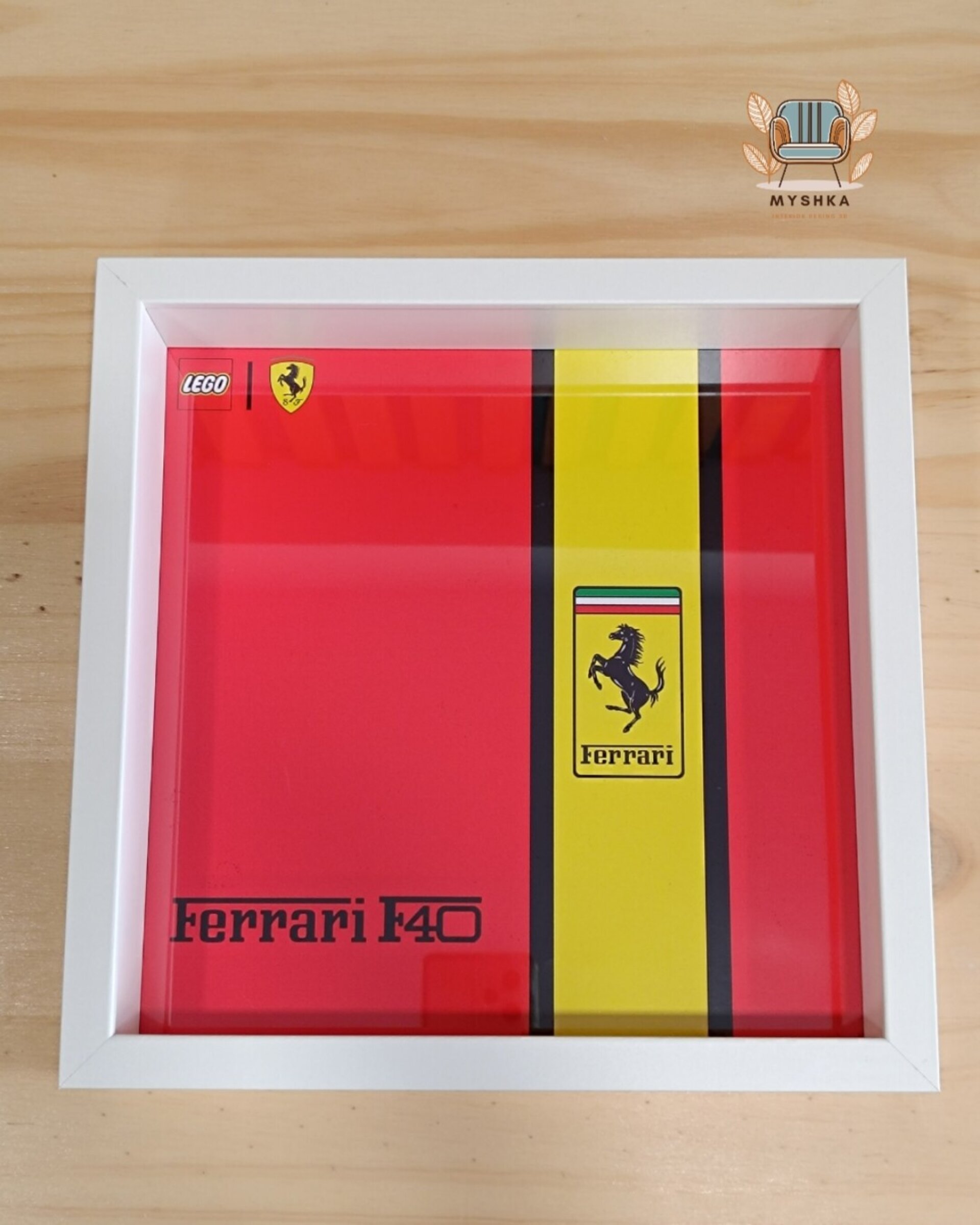 Marco expositor vehículos LEGO® Speed Champions Ferrari F40 76934 - 1