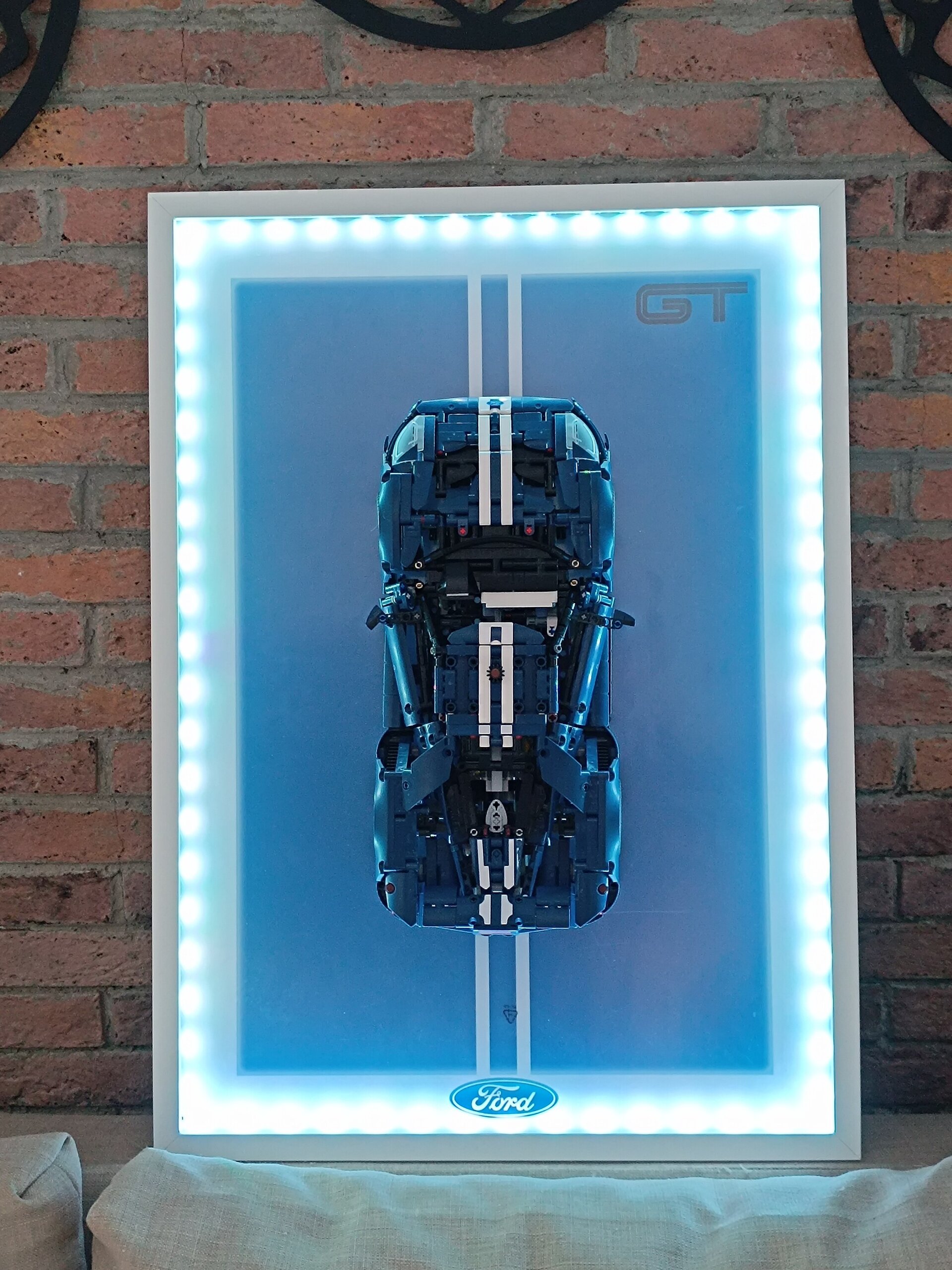 Marco expositor para vehículos LEGO® Technic Ford GT - 2