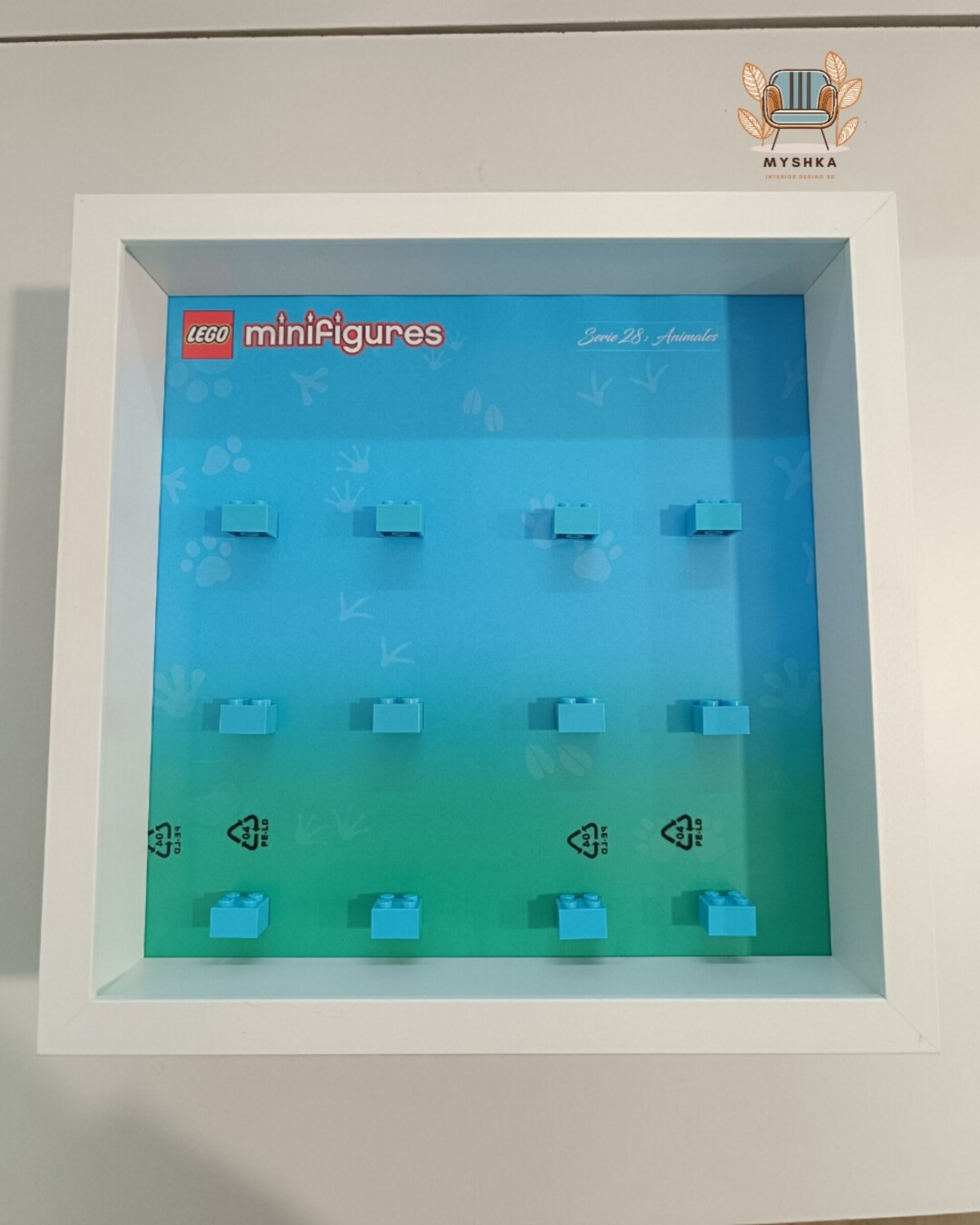 Marco Expositor Minifiguras Lego Animales serie 28, 71051 - 1