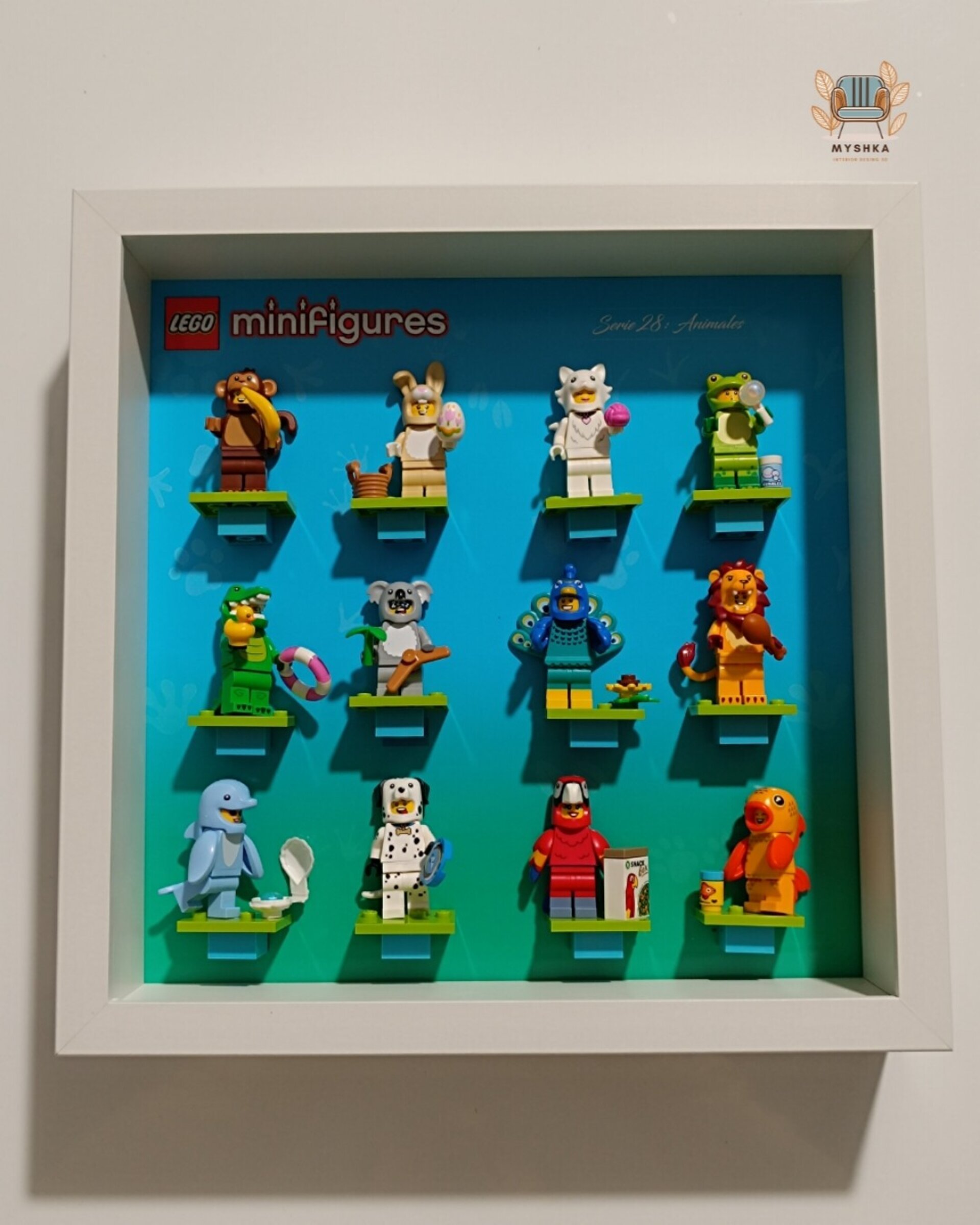 Marco Expositor Minifiguras Lego Animales serie 28, 71051 - 2