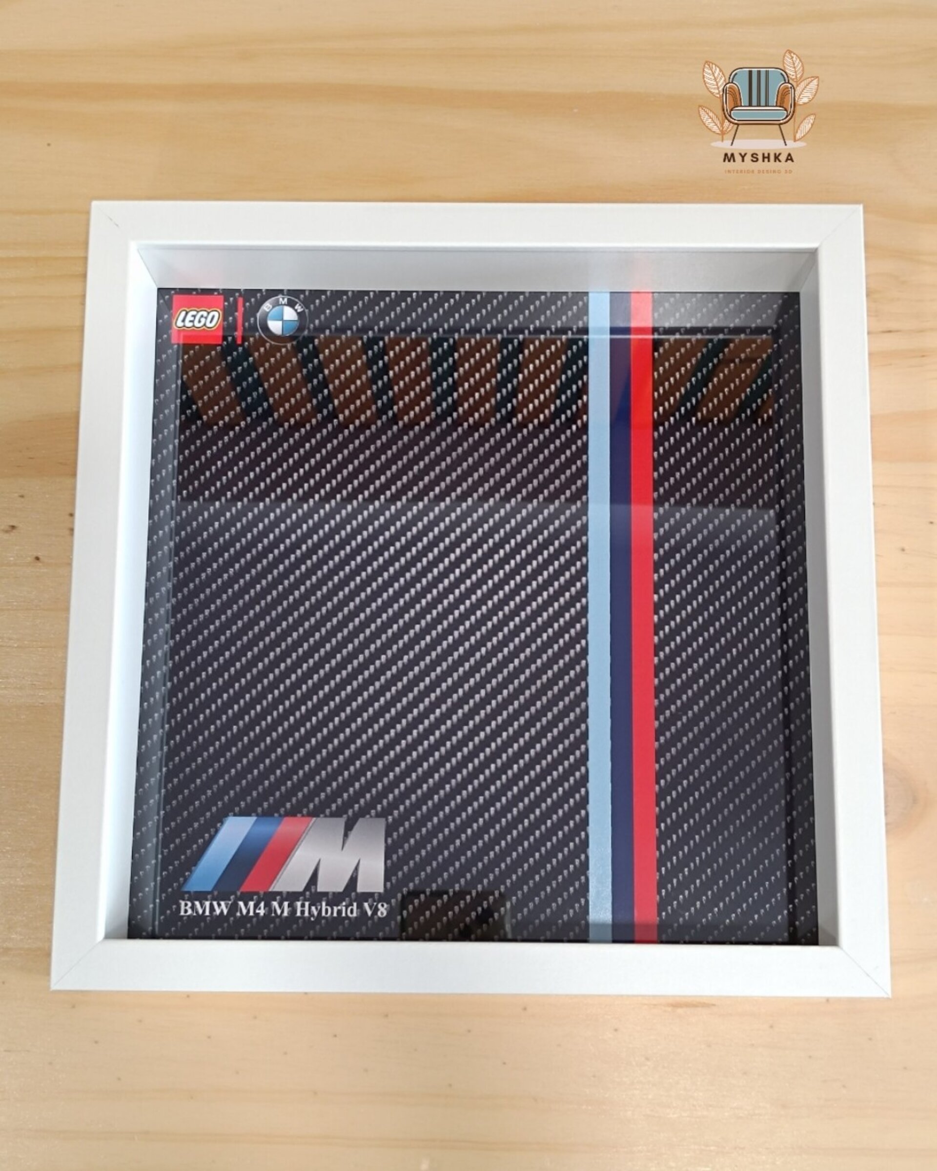 Marco expositor vehículos LEGO® Speed Champions BMW M4 Hybrid V8 - 1