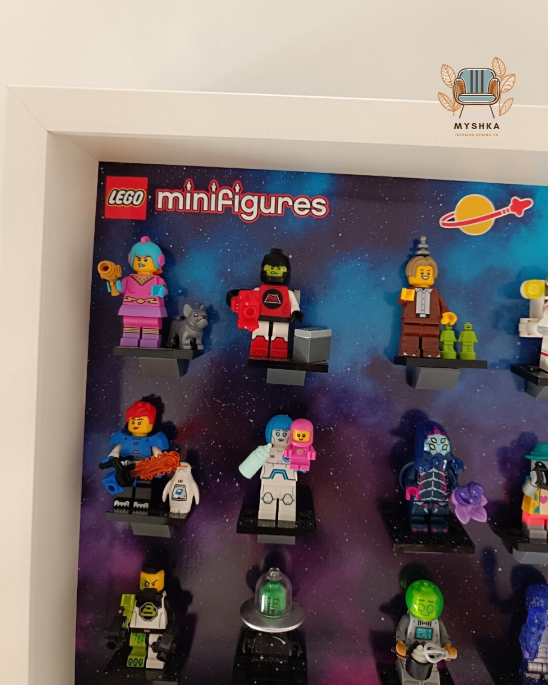 Marco Expositor Minifiguras Lego Serie 26, Space - 4