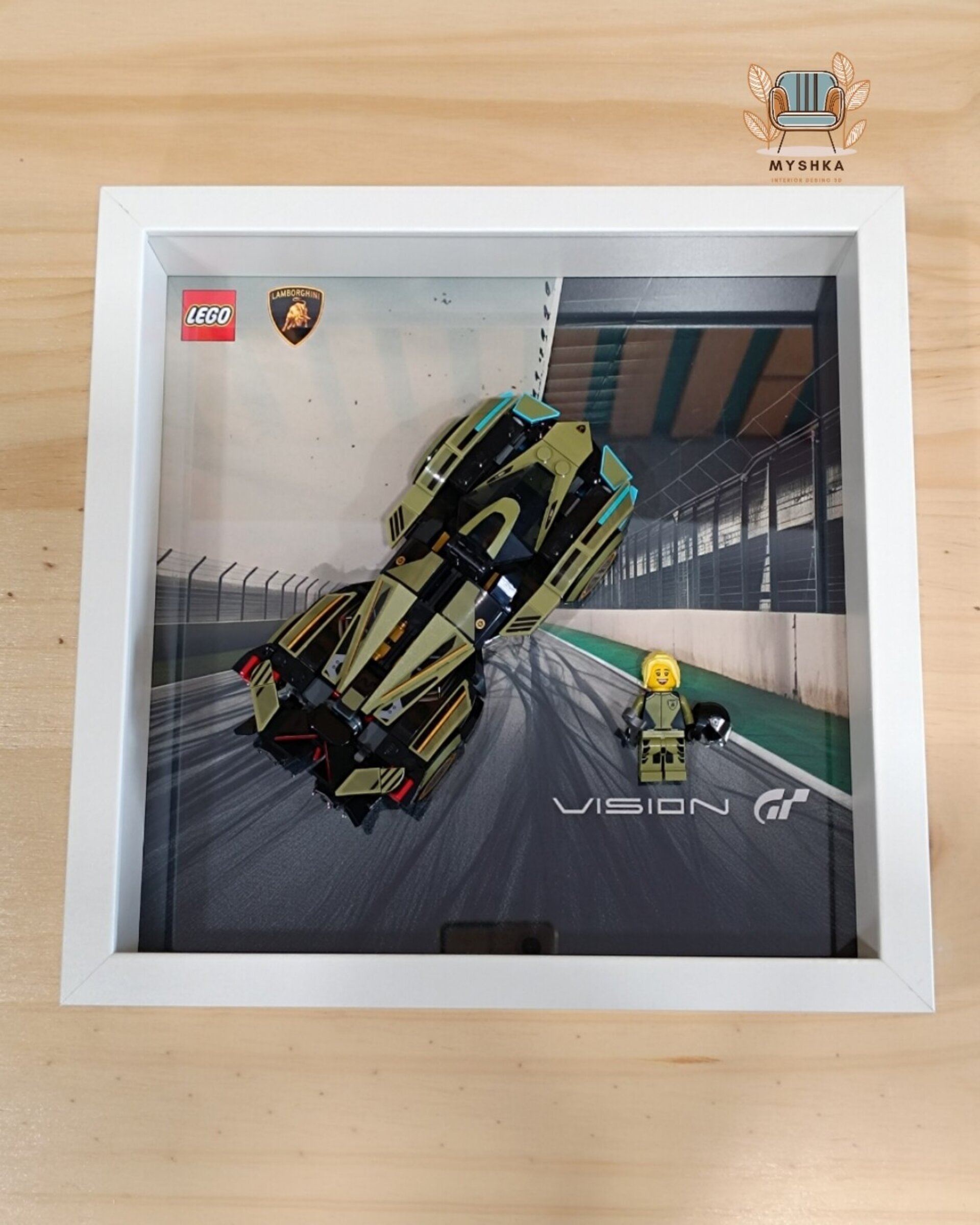 Marco expositor vehículos LEGO® Speed Champions Lamborghini Lambo Visión GT - 1