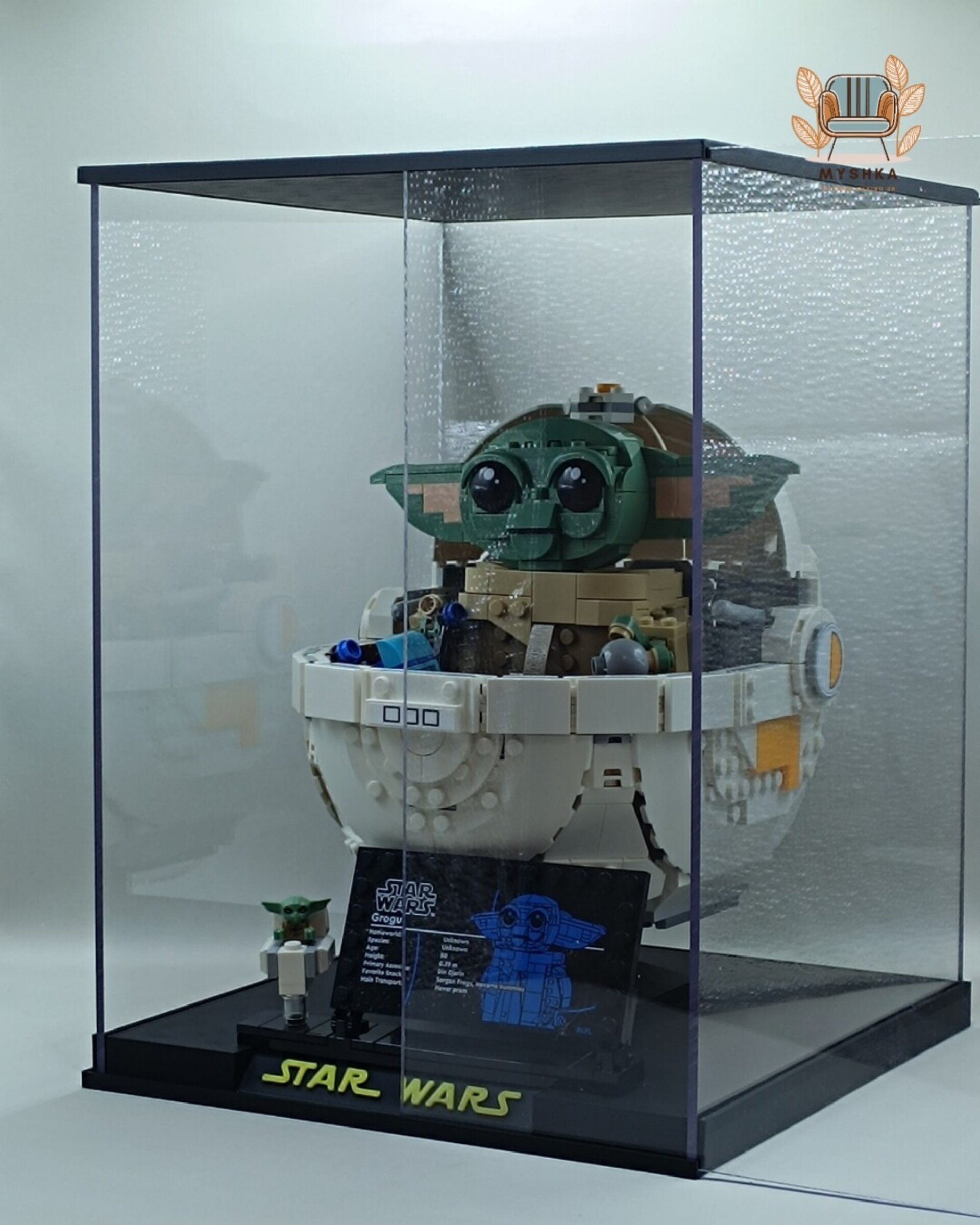 Vitrina Lego 75304 Grogu con Aerocuna - 2