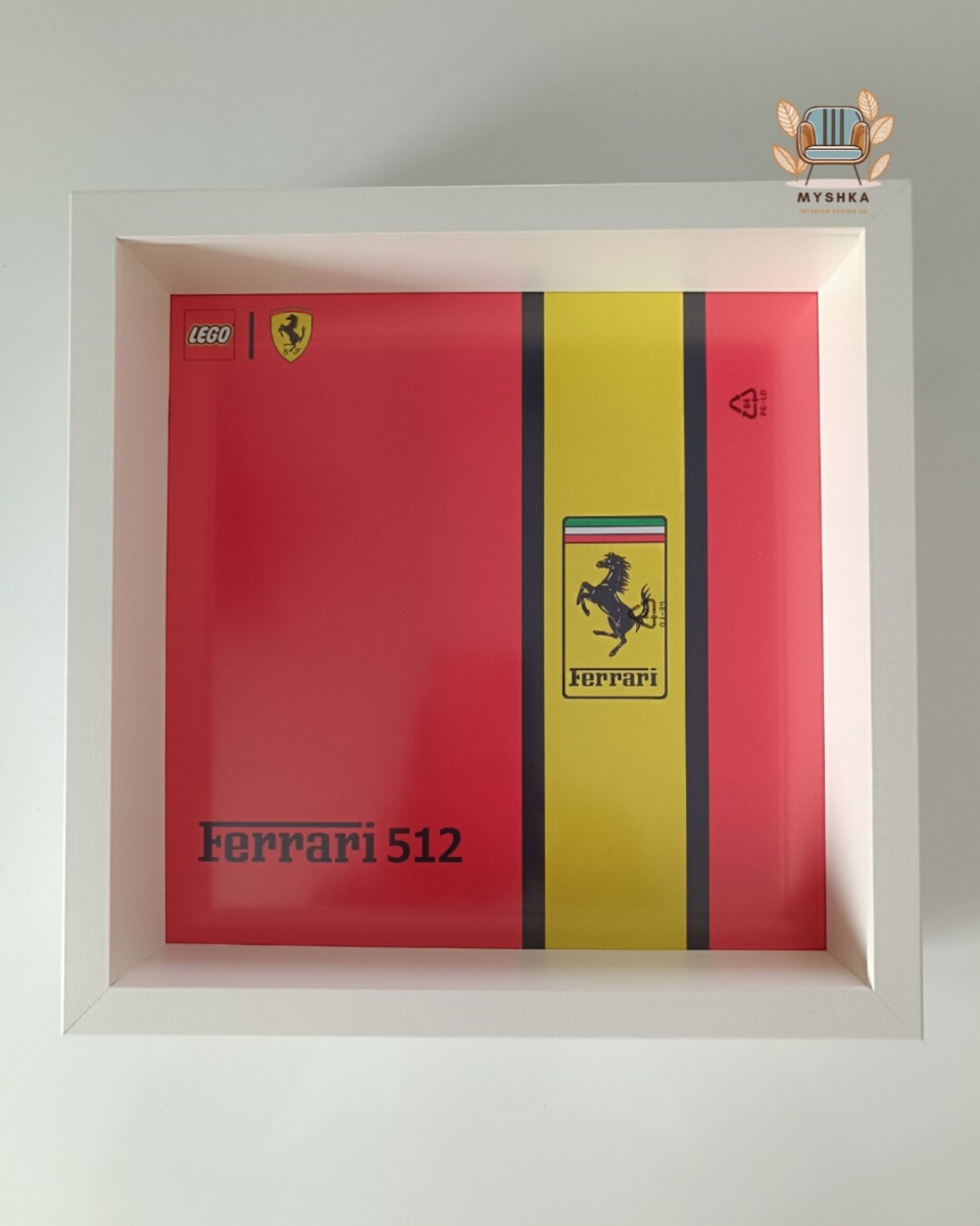 Marco expositor vehículos LEGO® Speed Champions Ferrari M 512 - 2