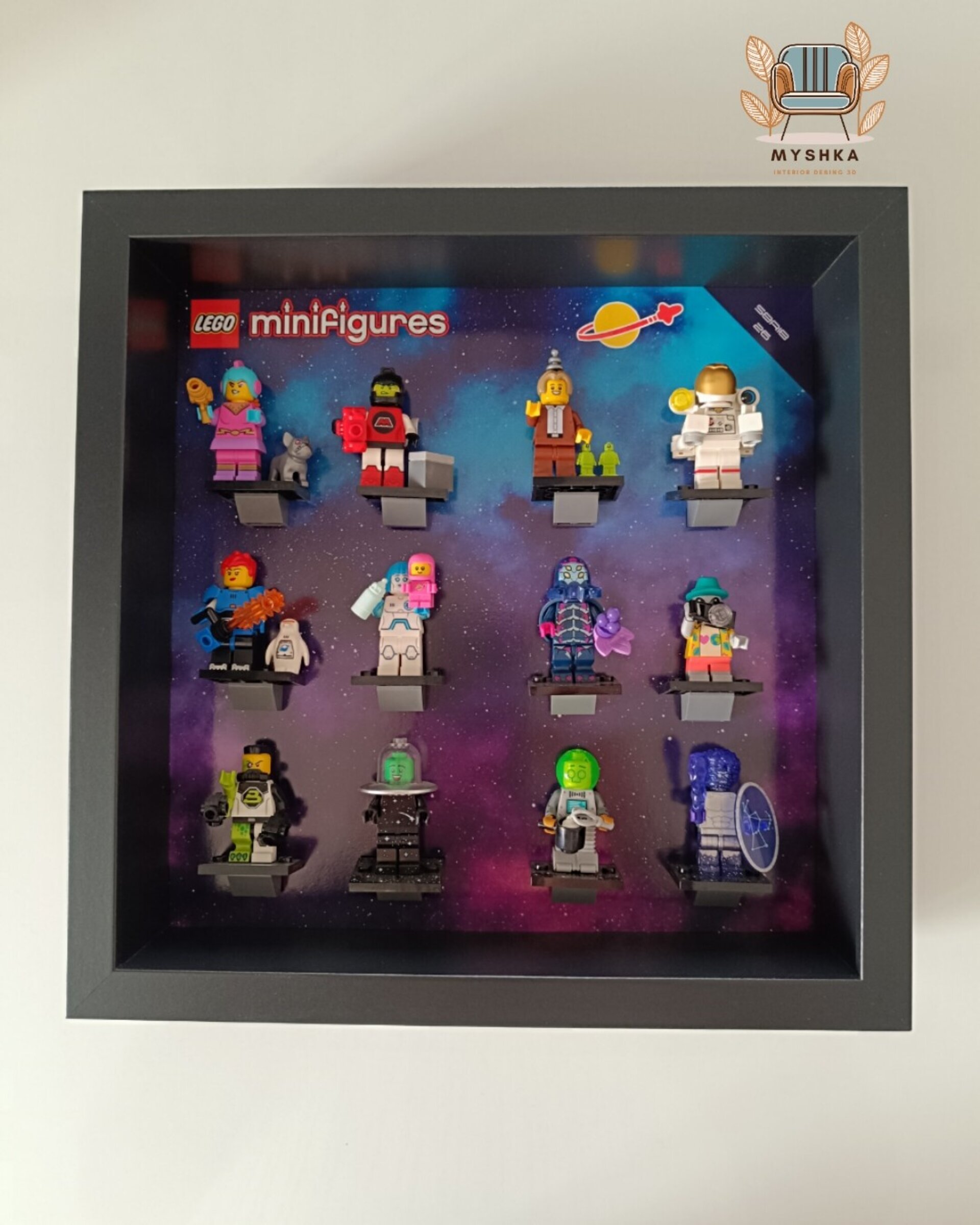 Marco Expositor Minifiguras Lego Serie 26, Space - 2